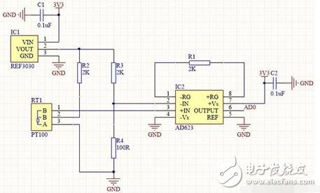 pt100温度传感器的工作电路及原理与pt100温度传感器的检定点选择