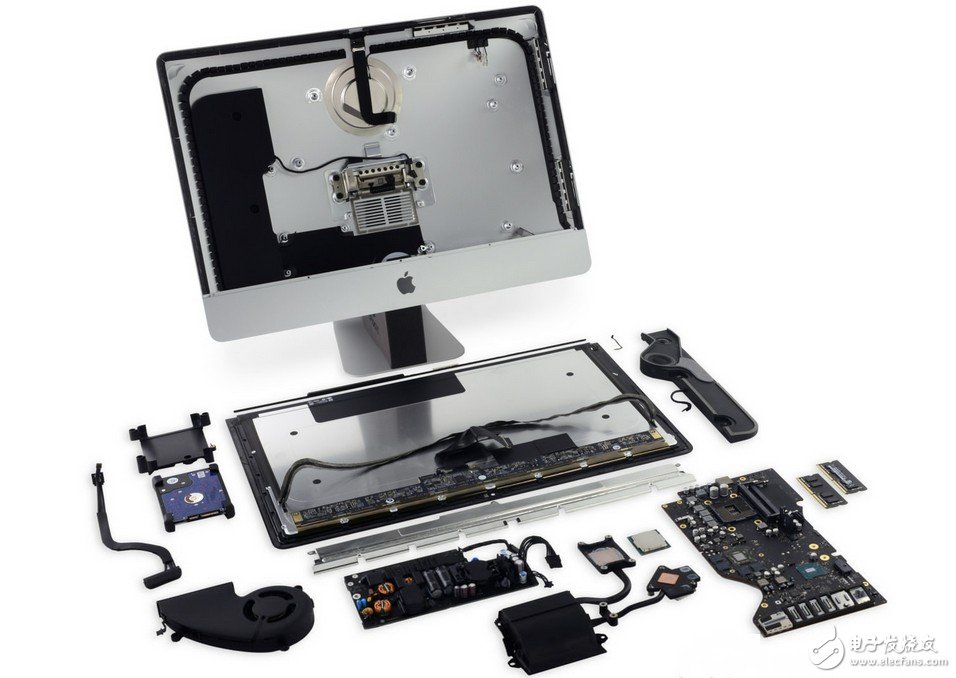 21.5寸4K iMac拆解大曝光，内部芯片一览！