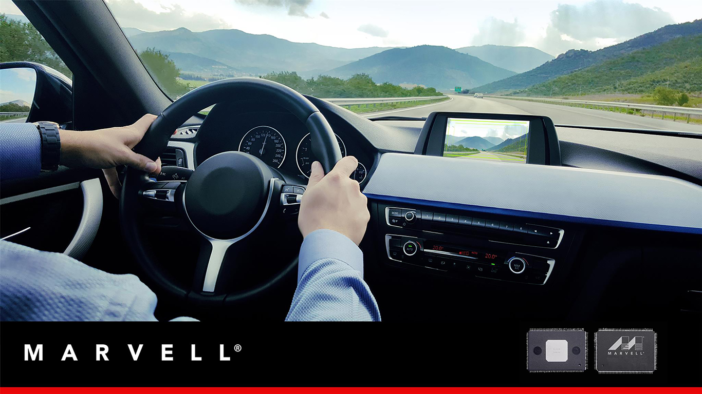 Marvell推出业界首款安全功能的汽车级千兆以...