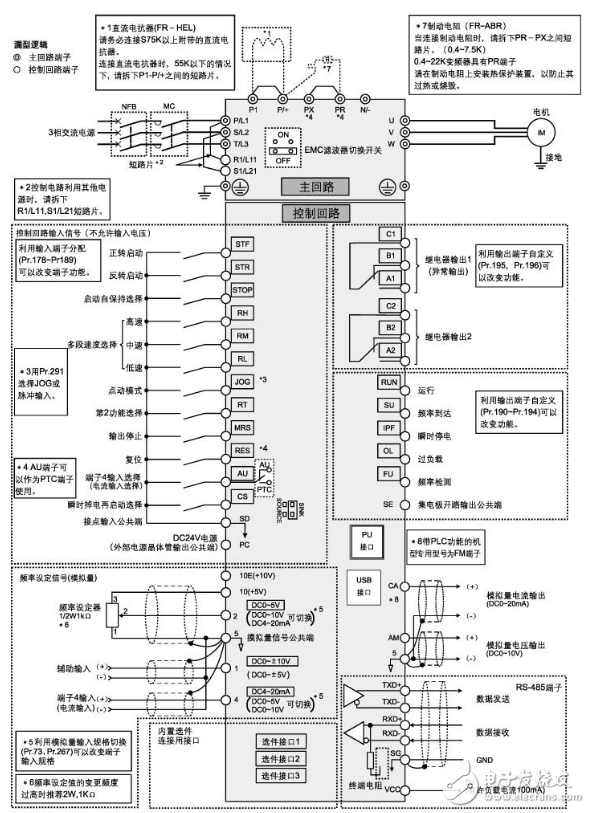 三菱变频器d700参数设置_三菱d700变频器代码故障_三菱d700接线图