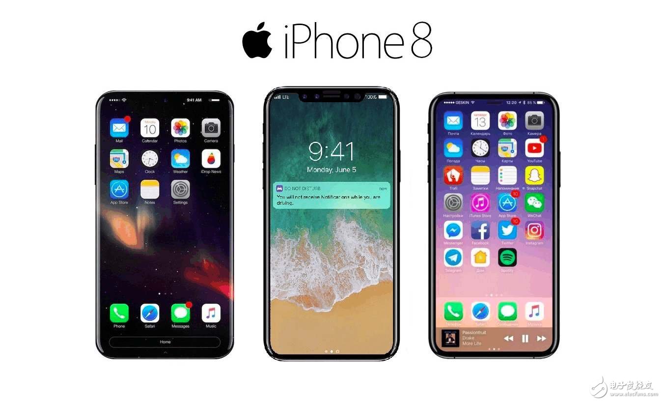 iPhone8上市时间确定:iPhone8、iPhoneX、iP