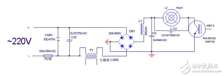 电磁炉PCB电路原理图（含量产方案）