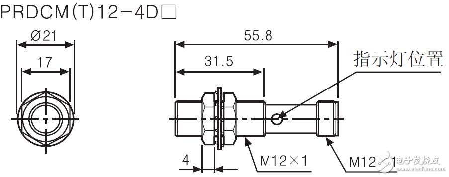 PRDCM系列远远距离检测接插型接近开关的特点及规格