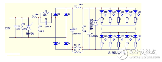 220v led灯电路图（三款超简单led电源电路）