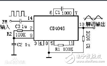 cd4046原理及经典电路图