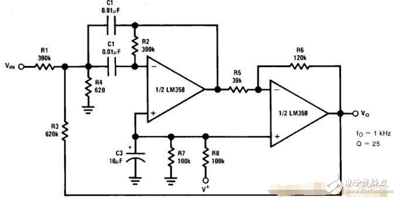 lm358简单应用电路图