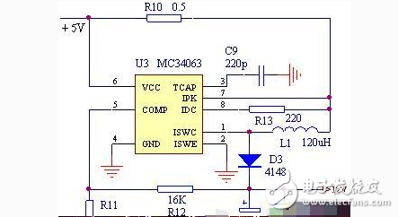 mc34063升压电路图