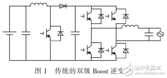 单级双电感buck-boost逆变器设计-电子电路图