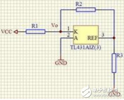 TL431分壓電阻計算公式