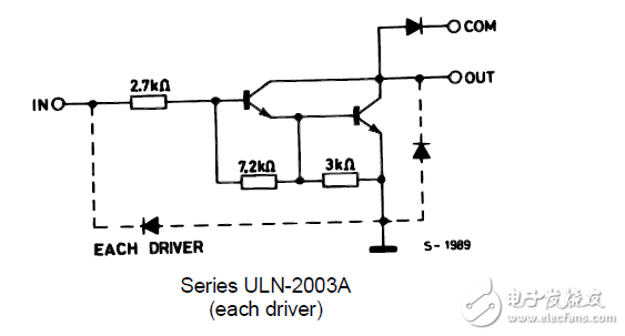 uln2003的两种用途