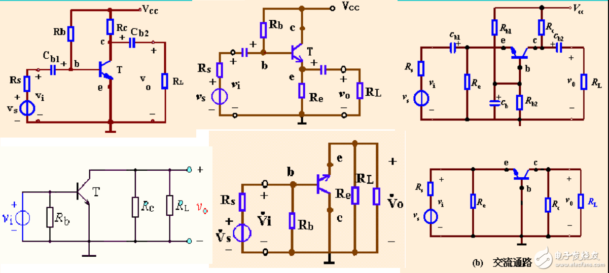共集电极电路与共基极电路及三种组态的比较