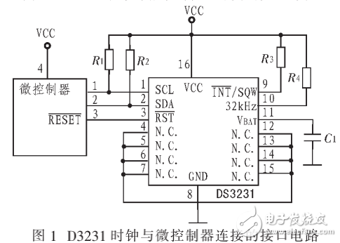 DS3231器件的特点及其在高精度时钟接口设计中的应用