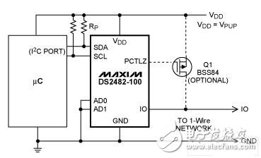  嵌入式应用中的四类1-Wire主机电路设计