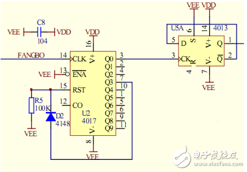 cd4013产生的方波发生器电路