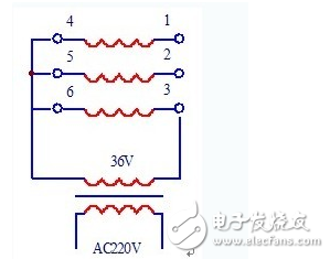 三相异步电动机绕组接线图和首末端判断方法图解