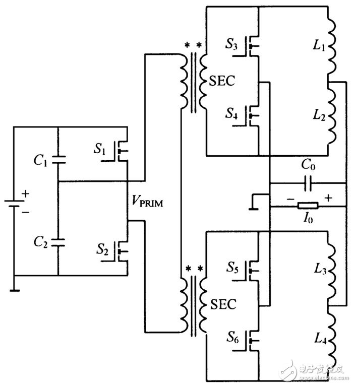 通过倍流整流结构交错并联形成的低压大电流DC - DC 变换器设计