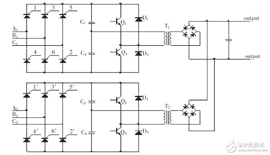 图2 电源主回路原理图