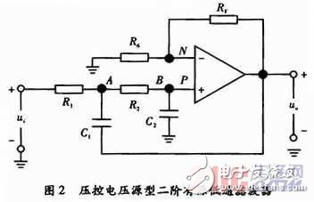 压控电压源型滤波电路设计
