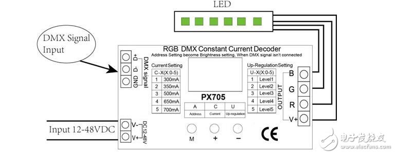 dmx512解码器电路图分析