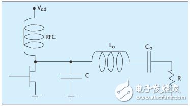 图3：E类放大器的电压配置