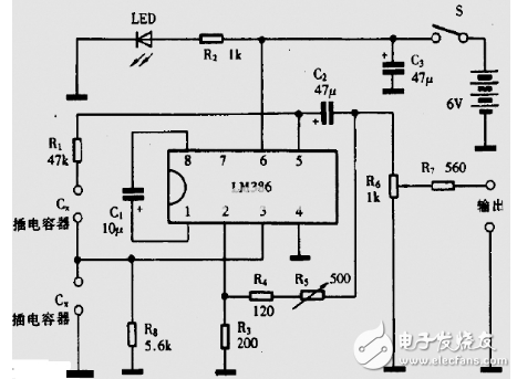 音频功率放大器LM386引脚图及功能_工作原理_电气参数及应用电路图