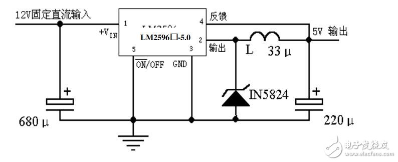 lm2596工作原理详解_引脚图及功能_内部结构_特性参数及应用电路