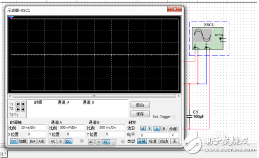 multisim示波器是怎么接的_各个端口表示什么