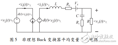 理想buck变换器模型与非理想buck变换器模型