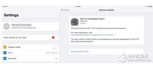 苹果推送了iOS11.2.5beta 5测试版 正式版即将到来