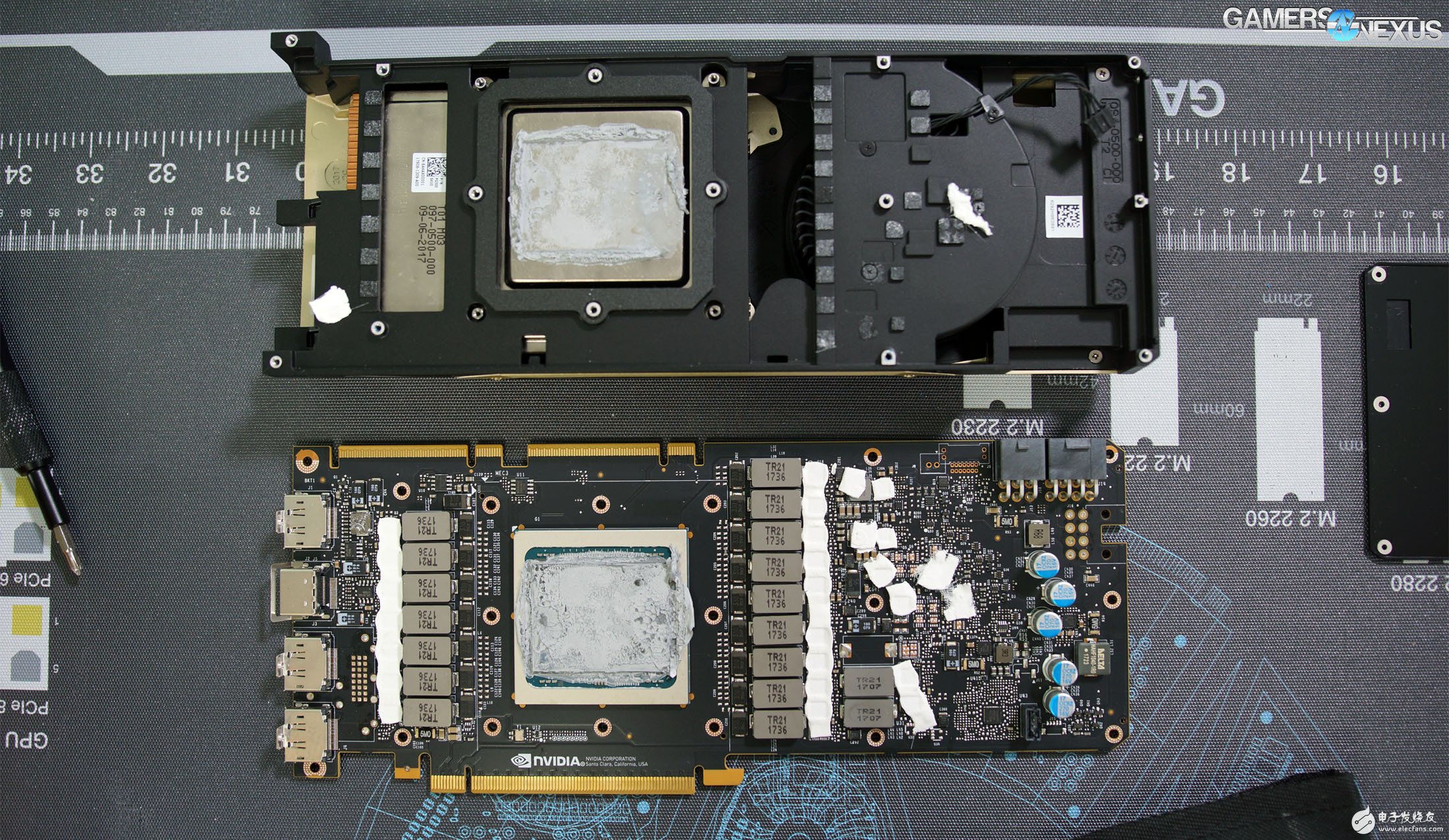 NVIDIA的Titan V拆解:最强核弹2万元用料确实