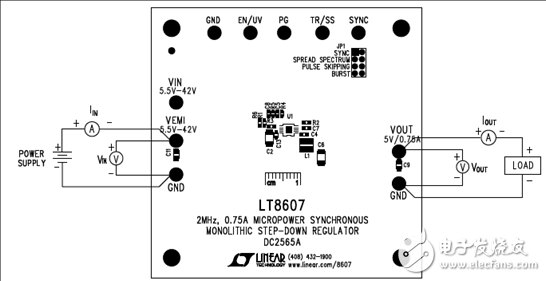 [原创] Linear LT8607 42V 750mA同步降压稳压器解决方案