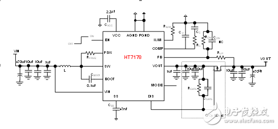 关于HT7178 DC-DC 同步升压转换器的相关介绍