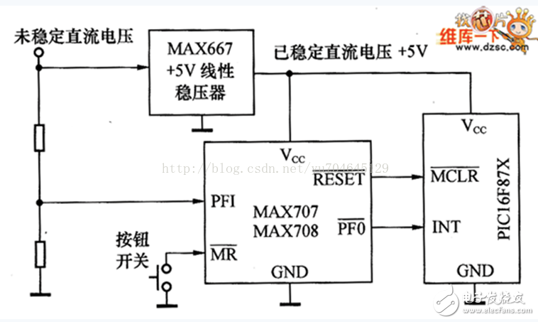 外加电压检测复位电路设计方案