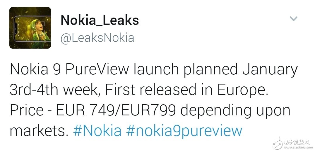 诺基亚9迭代版搭载骁龙855支持5G网络将于今年8月至9月推出