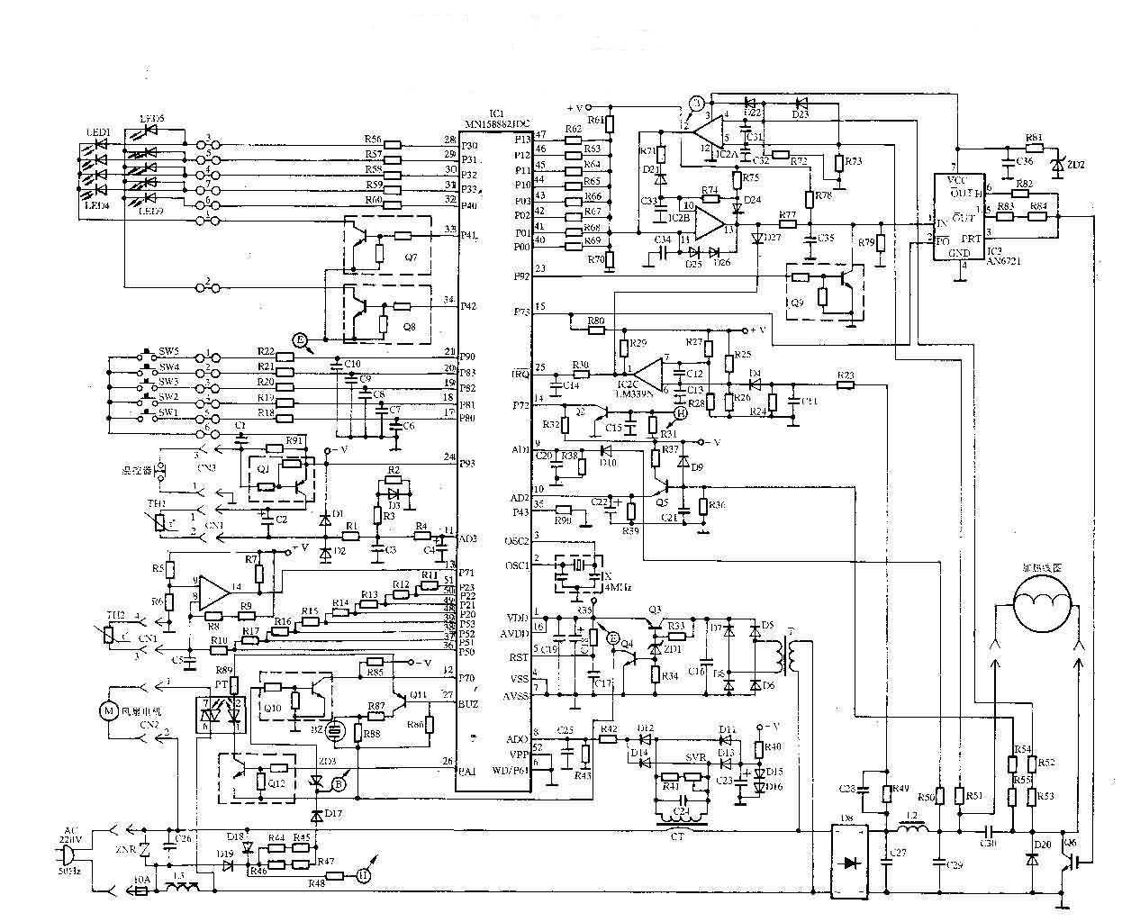 完整电磁炉电路图1
