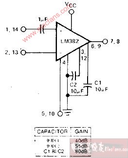 话筒<b>前置放大器</b><b>电路</b>图