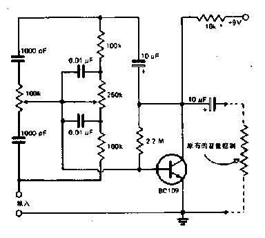 6n8电子管音调电路图图片