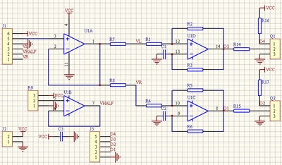 线性<b>电位器</b>(线性霍尔元件)<b>控制</b>底盘驱动<b>电机</b>的PWM生成电路