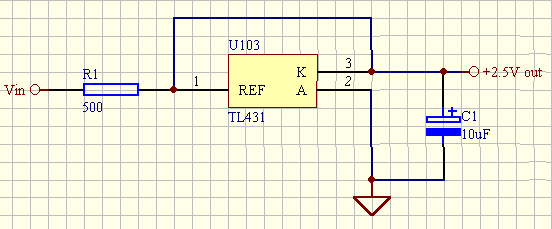 2.5V基准电压电路