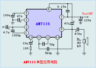 AN7115应用电路