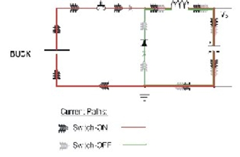 图2：简化的开关电源电路图。