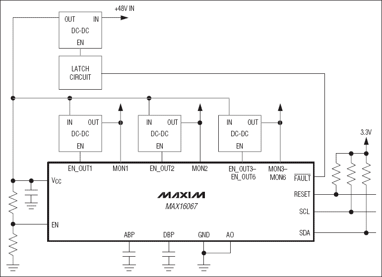 MAX16067: Typical Operating Circuit