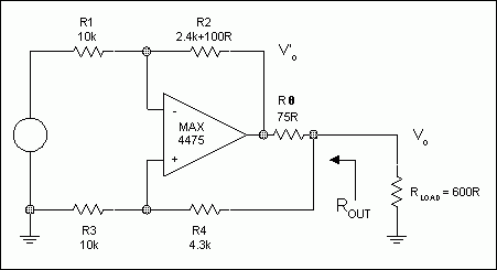 图4. 例1 (为简单起见，没有标出电源去耦)
