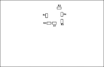 Figure 3-2. DS3153 triple-port, T3/E3 LIU layout—silkscreen bottom layer (view mirrored).