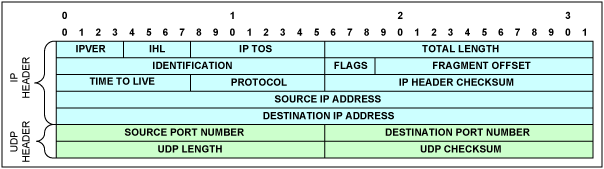 图4. UDP/IPv4报头