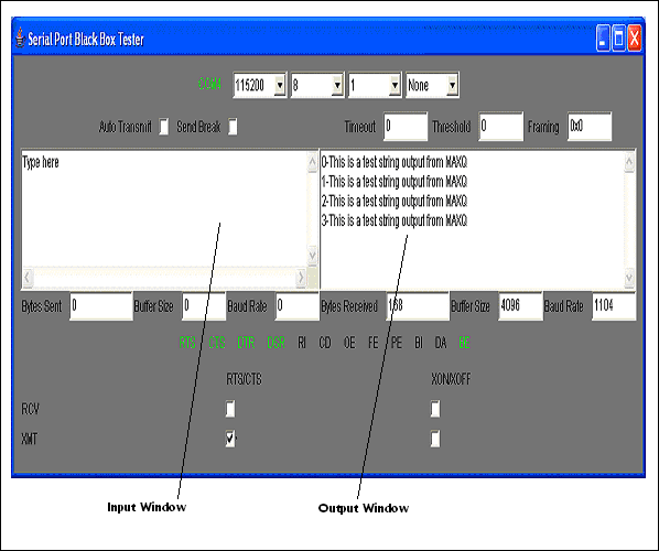 Figure 2. The BlackBox sample application to run on your PC.