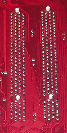 PCI插槽背面图