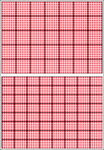 Figure 4. Matrix sub-block; the smallest mapping of multiple 8x8 matrix displays to multiple 5x7 matrix displays.