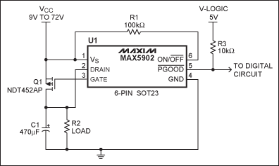 Figure 1. Standard circuit-breaker application.