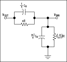 Figure 6. Equivalent circuit of feedback network.